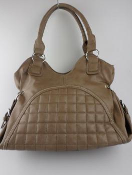 Sehr schöne Damen Handtasche in Dunkelbeige